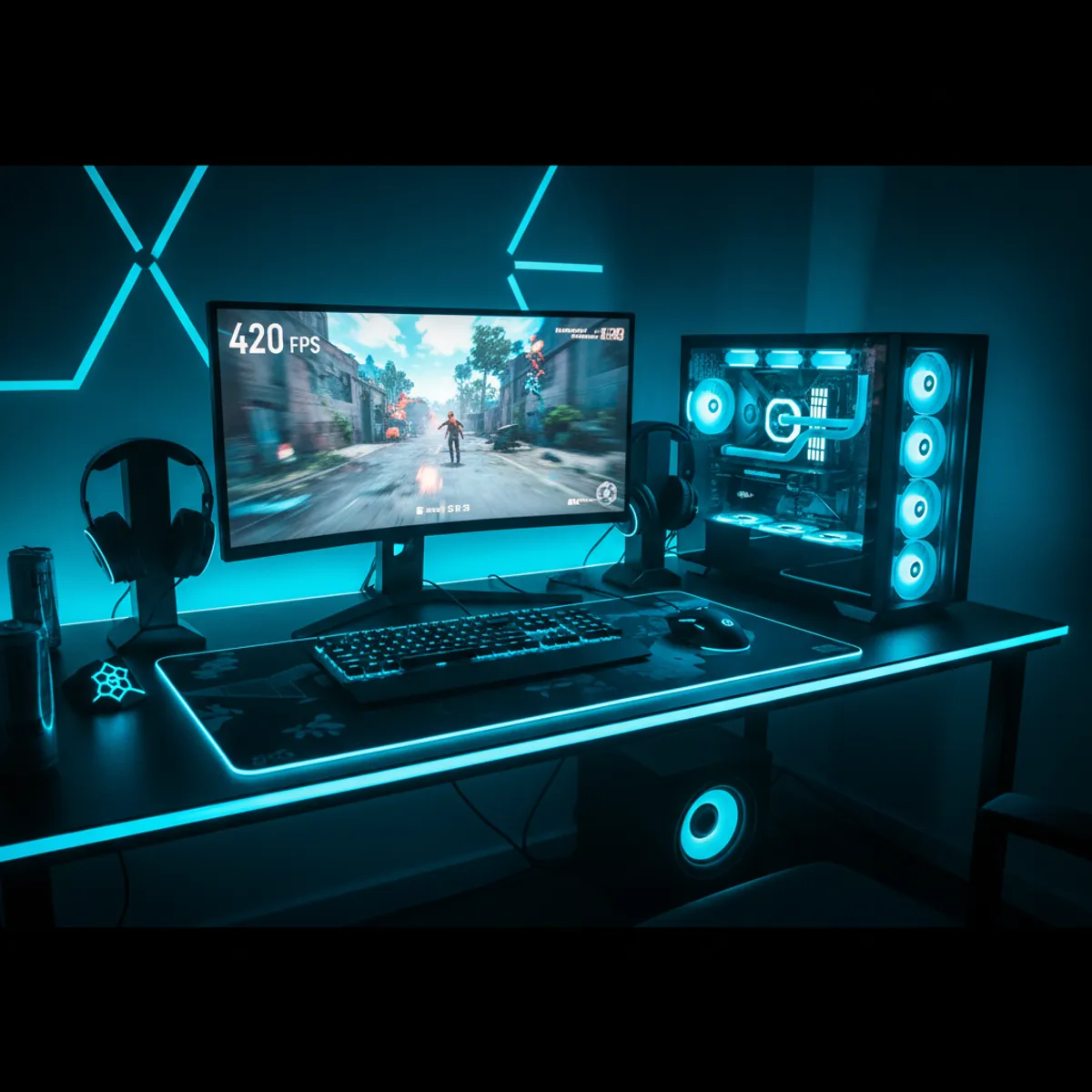 Benchmarks gaming FPS comparatif AMD Ryzen 7 9700X vs Intel Core Ultra 7 265K en 1080p et 1440p